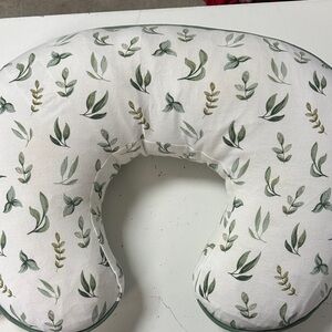 Boppy Green Leaves Patterned Nursing Pillow